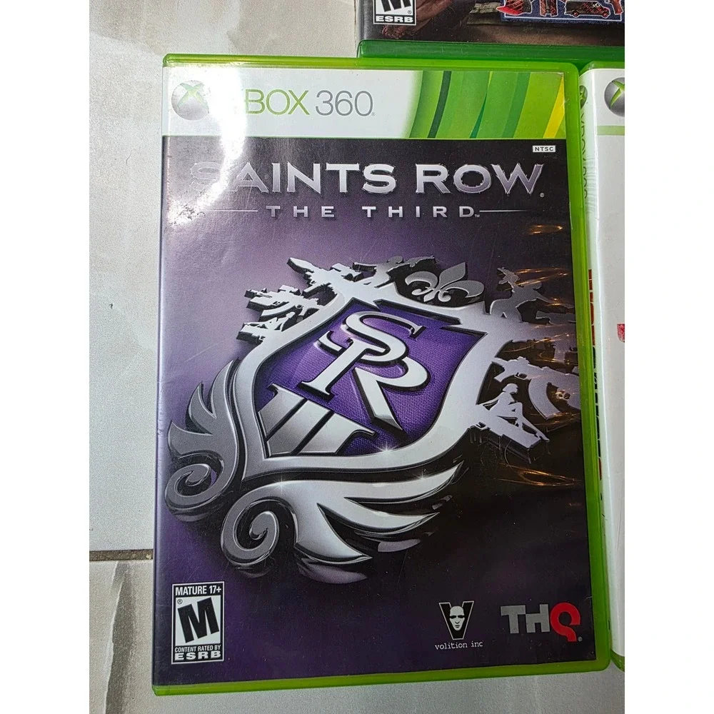 Xbox Game Bundle Far Cry 5 Xbox One Saints Row Third Just Cause 2 Xbox 360 W1
